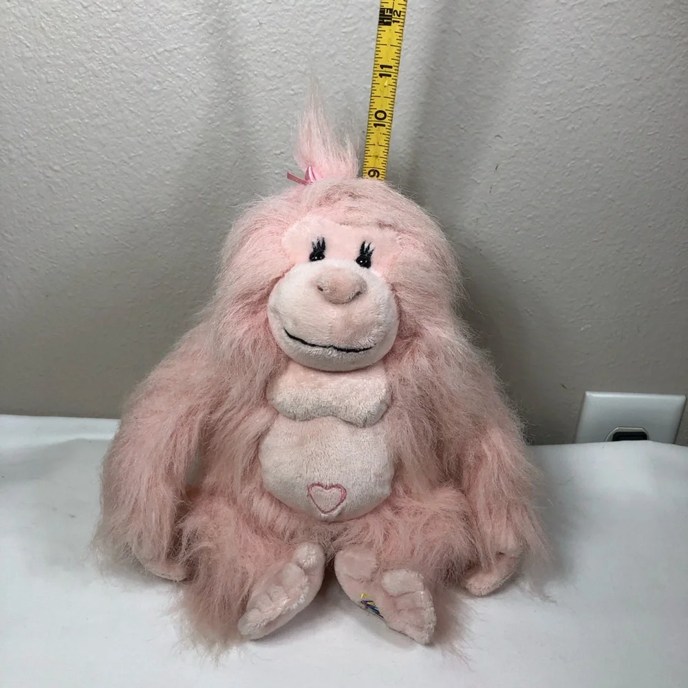 Ganz‎ Glamorous Gorilla Plush Pink Stuffed Animal Toy 9